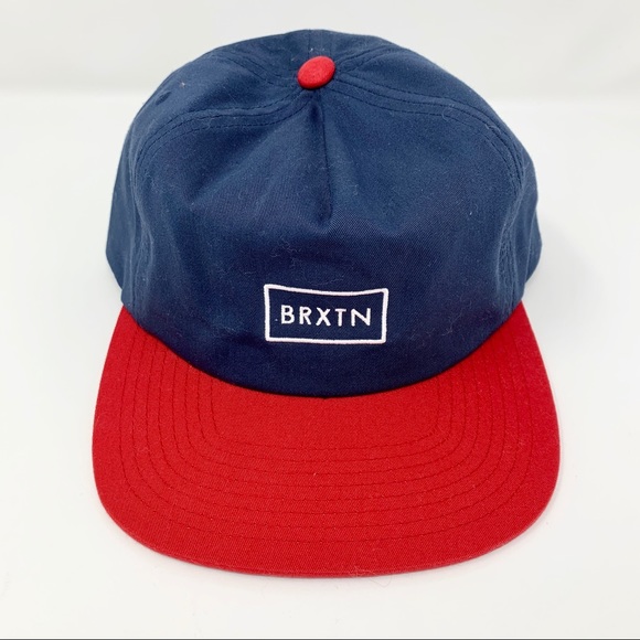 blue brixton hat